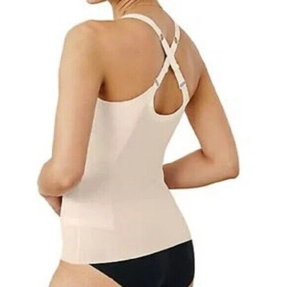 Maidenform Womens Shapewear Firm Control Cami Tank Beige XL DMS086 NEW - Picture 10 of 10